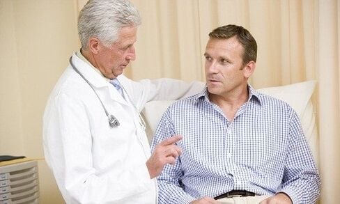 Rücksprache mit einem Arzt bei Prostatitis